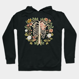 Cottagecore Ribcage Hoodie